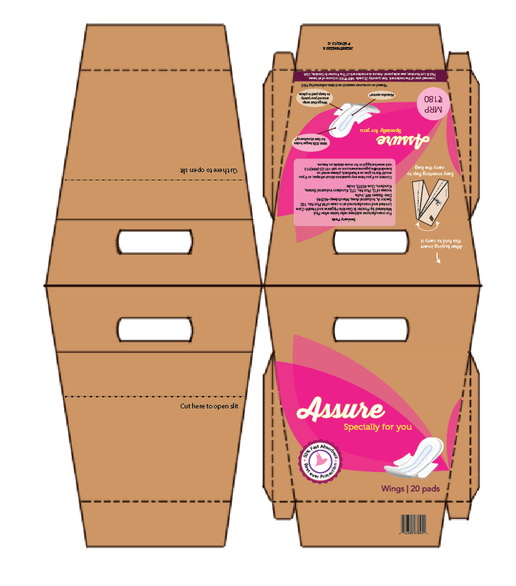Sanitary Napkins (Student Project) on Packaging of the