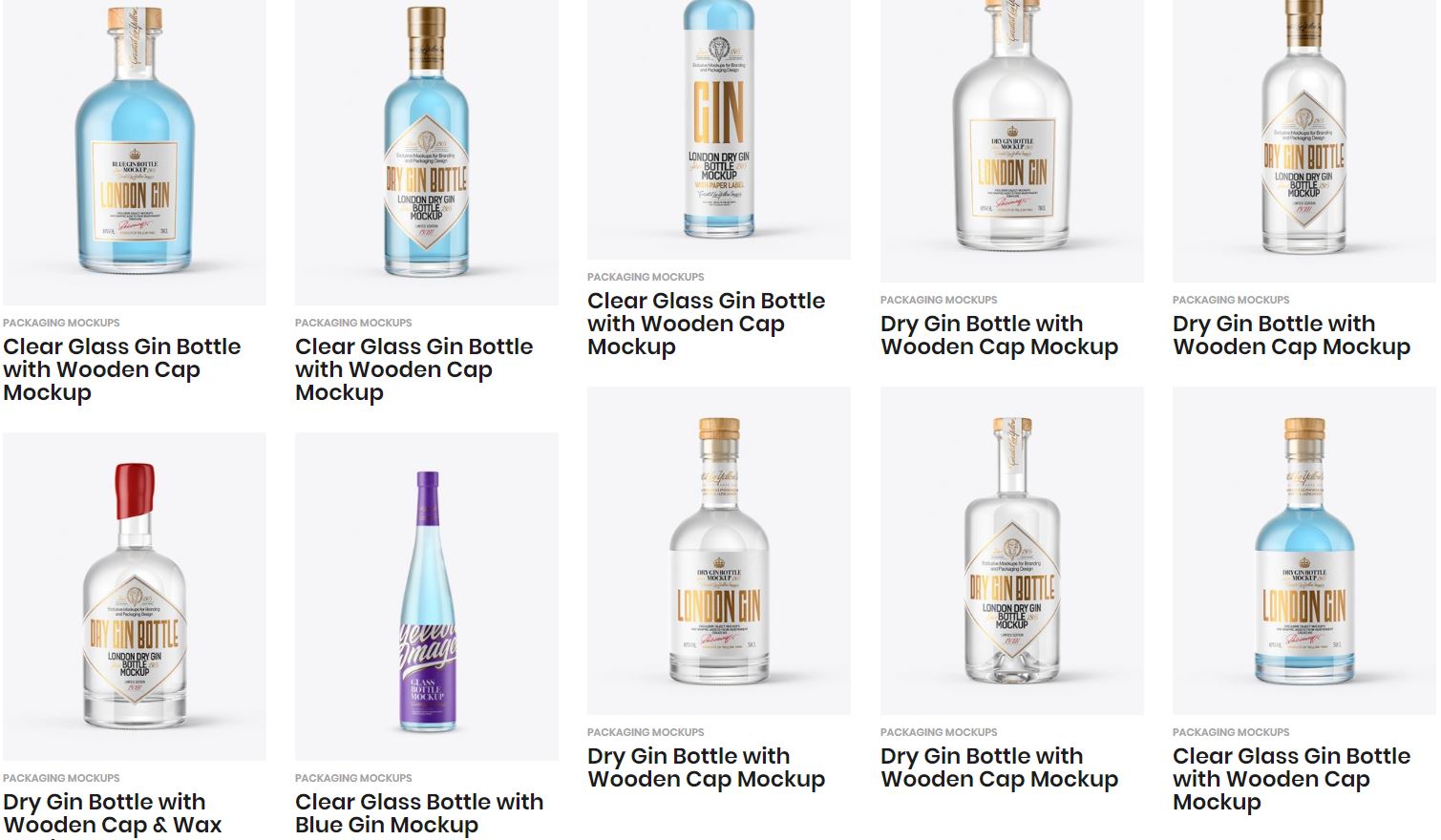 85+ Best Gin Bottle Mockup Templates Free & Premium