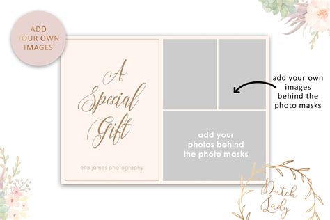 Gift Card Template&nbsp;Photoshop