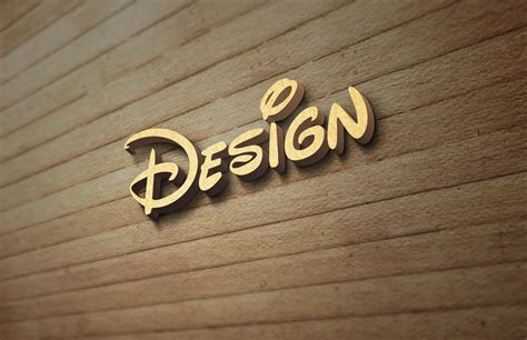 Download 3D Wooden Logo&nbsp;Mockup
