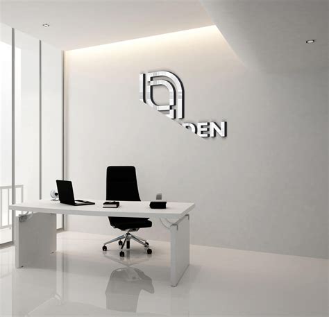 Office Wall Logo&nbsp;Mockup