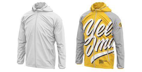 Windbreaker Jacket Mockup Free