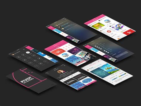Perspective App Screen Mockup&nbsp;Free