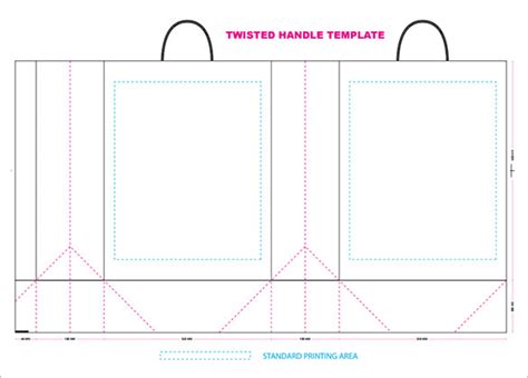 Paper Bag Template Free&nbsp;Download