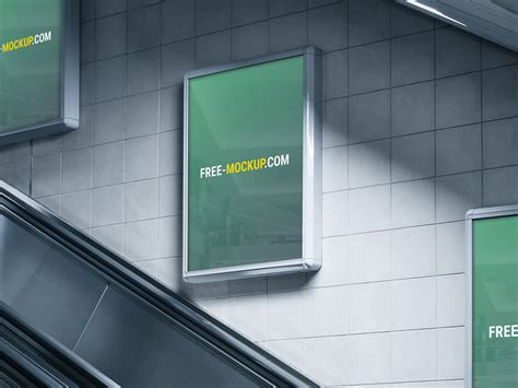 Subway Advertising Mockup&nbsp;Free