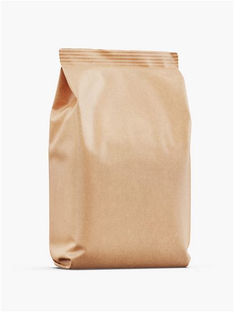 White Kraft Paper Bag&nbsp;Mockup