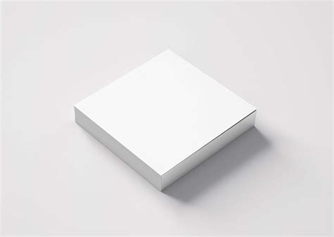 White Box Mockup Free&nbsp;Psd