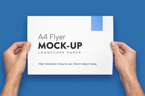 Landscape Flyer Mockup Psd Free&nbsp;Download