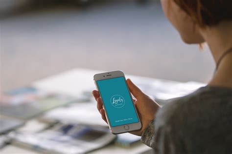 Woman Holding Iphone&nbsp;Mockup