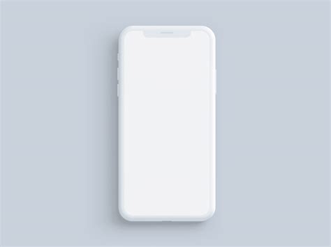 White Iphone X&nbsp;Mockup