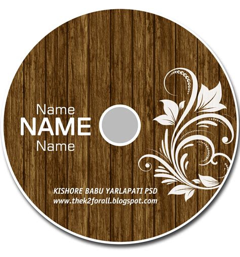 Cd Cover Template Photoshop Free&nbsp;Download