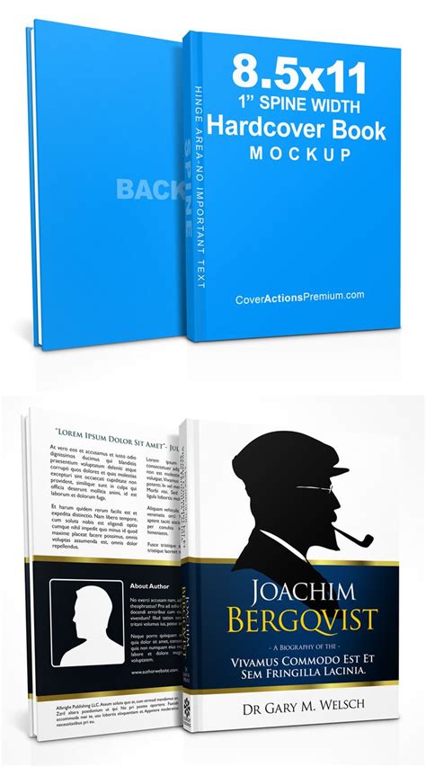 8.5 X 11 Book Cover&nbsp;Mockup