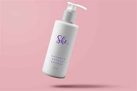 Shampoo Bottle Mockup Free&nbsp;Download