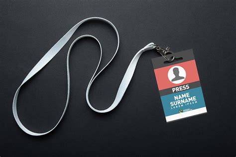 Name Tag Badge&nbsp;Mockup