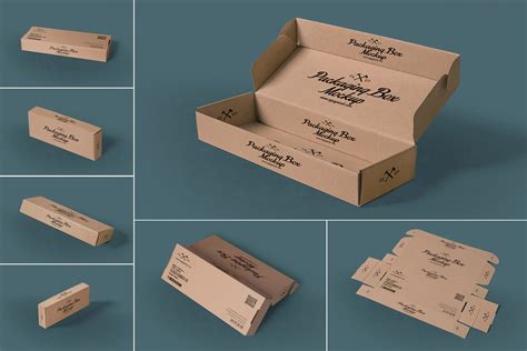 Packaging Box Mockup&nbsp;Illustrator