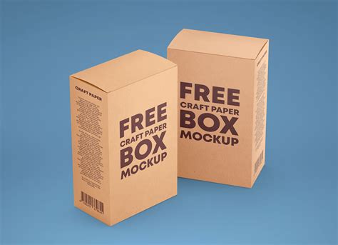 Paper Packaging Mockup&nbsp;Free