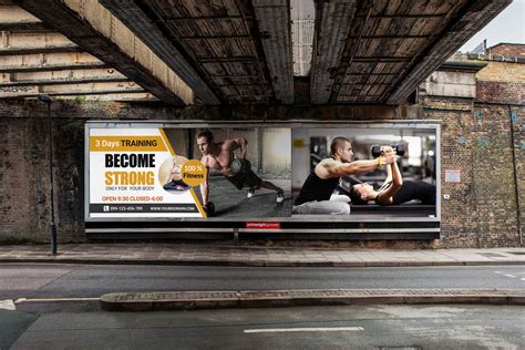 Roadside Billboard Mockup