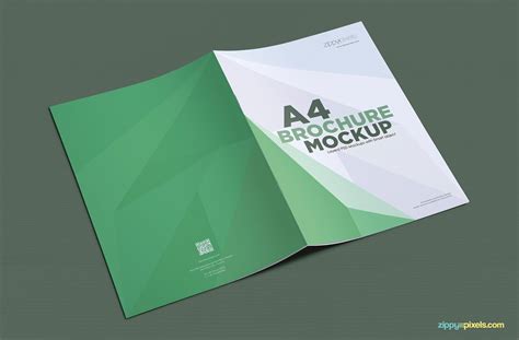 A4 Brochure Mockup Psd Free&nbsp;Download