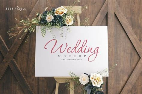 Wedding Sign Mockup&nbsp;Free