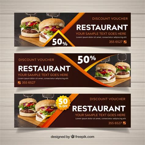 Restaurant Banner Template Psd Free&nbsp;Download