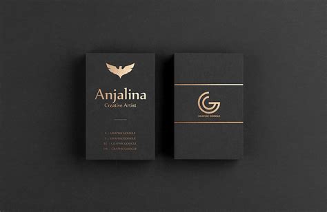 Free Gold Foil Business Card Mockup&nbsp;Psd